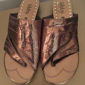 Bronze/brown sandals